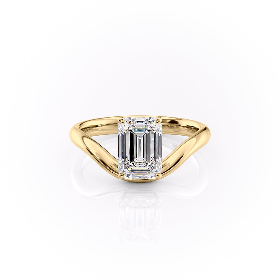 The Berta Set With A 1.5 Carat Emerald Lab Diamond