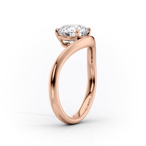 The Berta Set With A 1.5 Carat Oval Lab Diamond