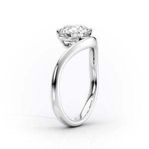 The Berta Set With A 3 Carat Radiant Lab Diamond
