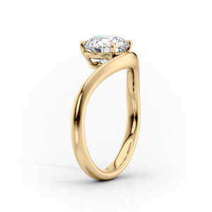 The Berta Set With A 2.5 Carat Round Lab Diamond