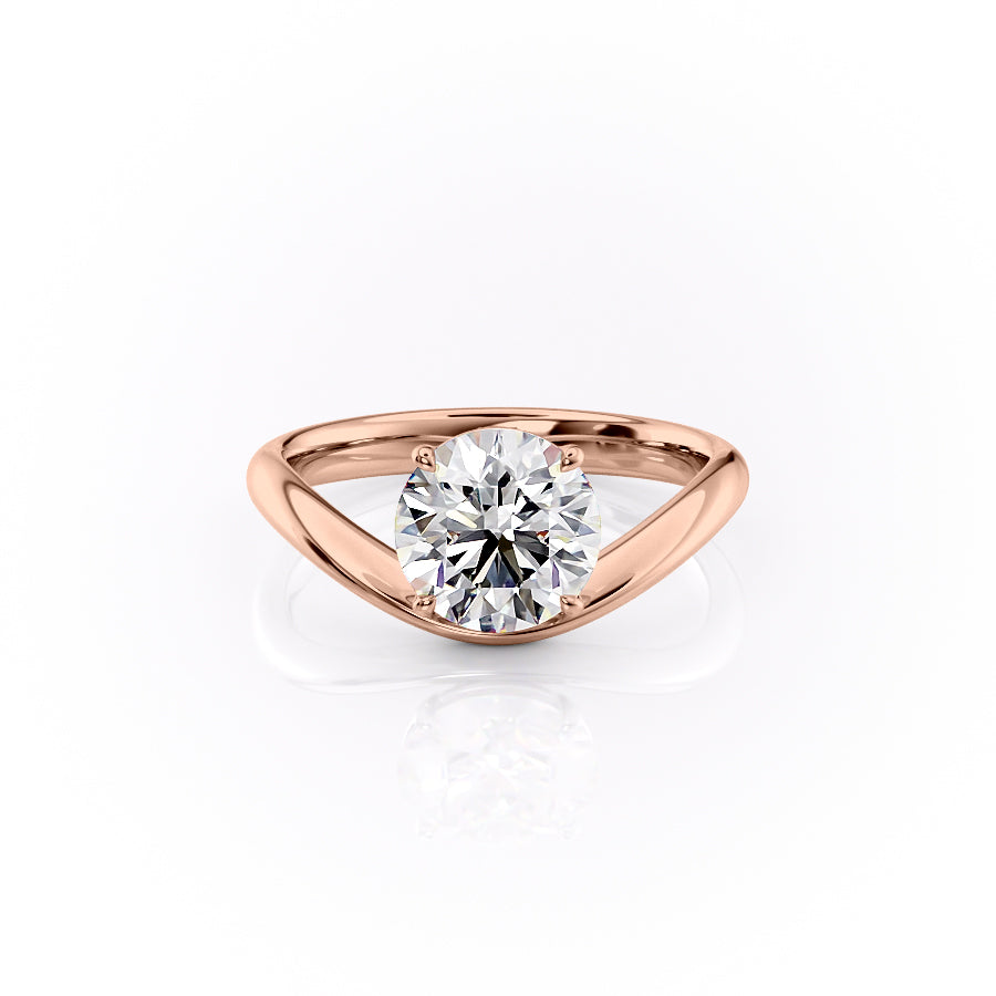 The Berta Set With A 1.5 Carat Round Lab Diamond
