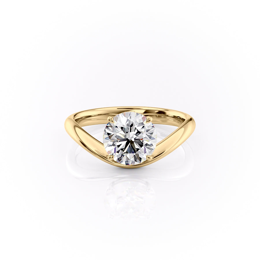 The Berta Set With A 1.5 Carat Round Lab Diamond
