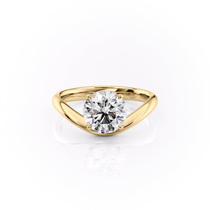 The Berta Set With A 1.5 Carat Round Lab Diamond