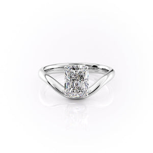 The Berta Set With A 3 Carat Radiant Lab Diamond