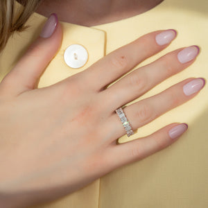 4.5ct Radiant Eternity