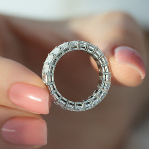4.5ct Radiant Eternity