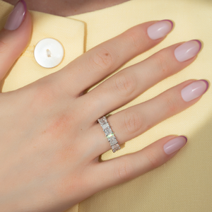 4.5ct Radiant Eternity