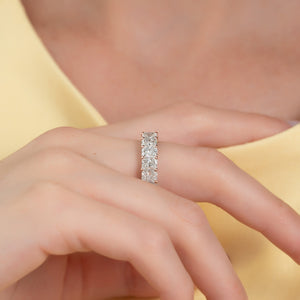 4.5ct Radiant Eternity