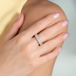 4.5ct Radiant Eternity