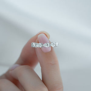 1.5ct East West Pear Eternity