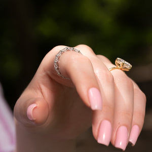 2ct East West Radiant U Prong Eternity