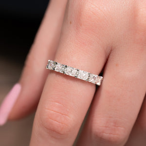 2ct East West Radiant U Prong Eternity