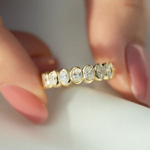 1.7ct Oval Bezel Eternity