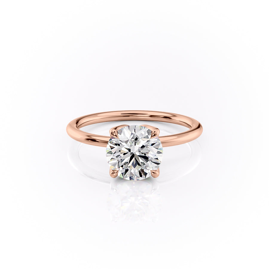 The Lisa Set With A 1.5 Carat Round Lab Diamond