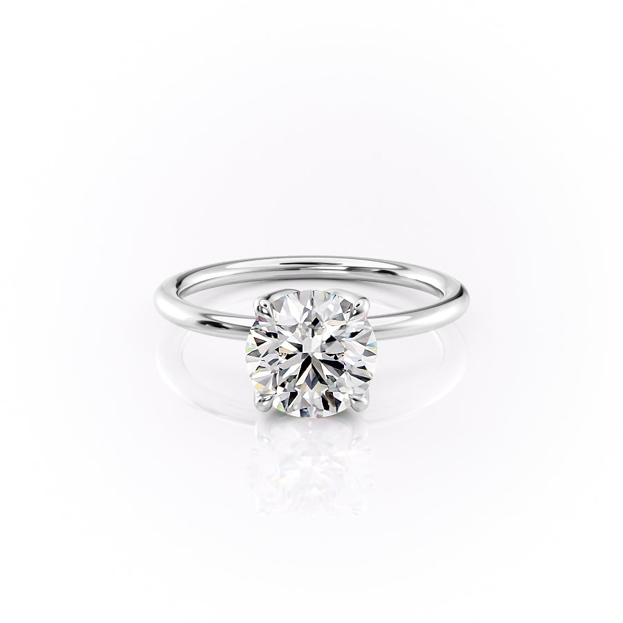 The Lisa Set With A 1 Carat Round Lab Diamond