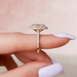 The Kylie Set With A 1 Carat Oval Lab Diamond