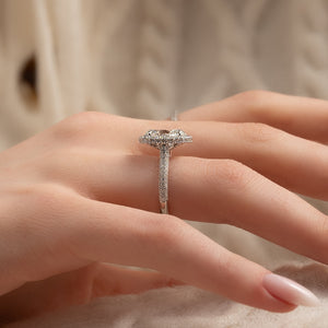 The Kylie Set With A Oval Lab Diamond