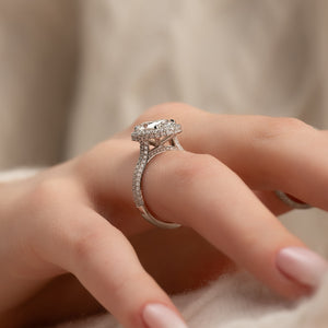 The Kylie Set With A Oval Lab Diamond