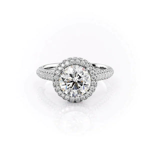 The Kylie Set With A Round Moissanite