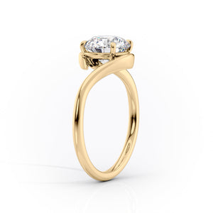 The Skyler Set With A 1 Carat Pear Lab Diamond