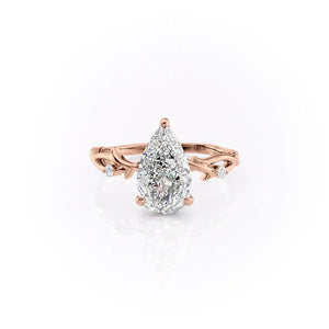 The Twig Set With A 1.5 Carat Pear Lab Diamond