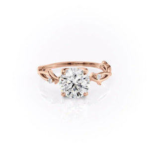 The Twig Set With A 1 Carat Round Lab Diamond