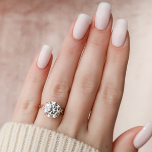 The Twig Set With A 2 Carat Round Lab Diamond