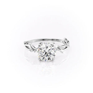 The Twig Set With A 1 Carat Round Moissanite