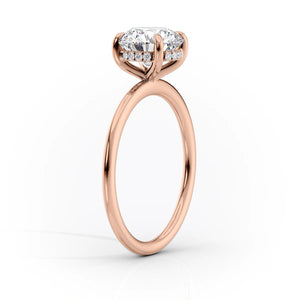 The Kamellie Set With A 4.5 Carat Radiant Moissanite