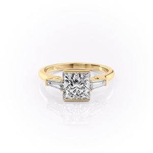 The Parker Set With A 3.5 Carat Princess Moissanite