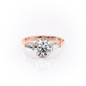The Parker Set With A 3.5 Carat Round Moissanite