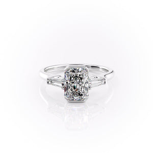 The Parker Set With A 1.5 Carat Radiant Lab Diamond