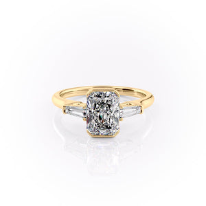 The Parker Set With A 2.5 Carat Radiant Moissanite