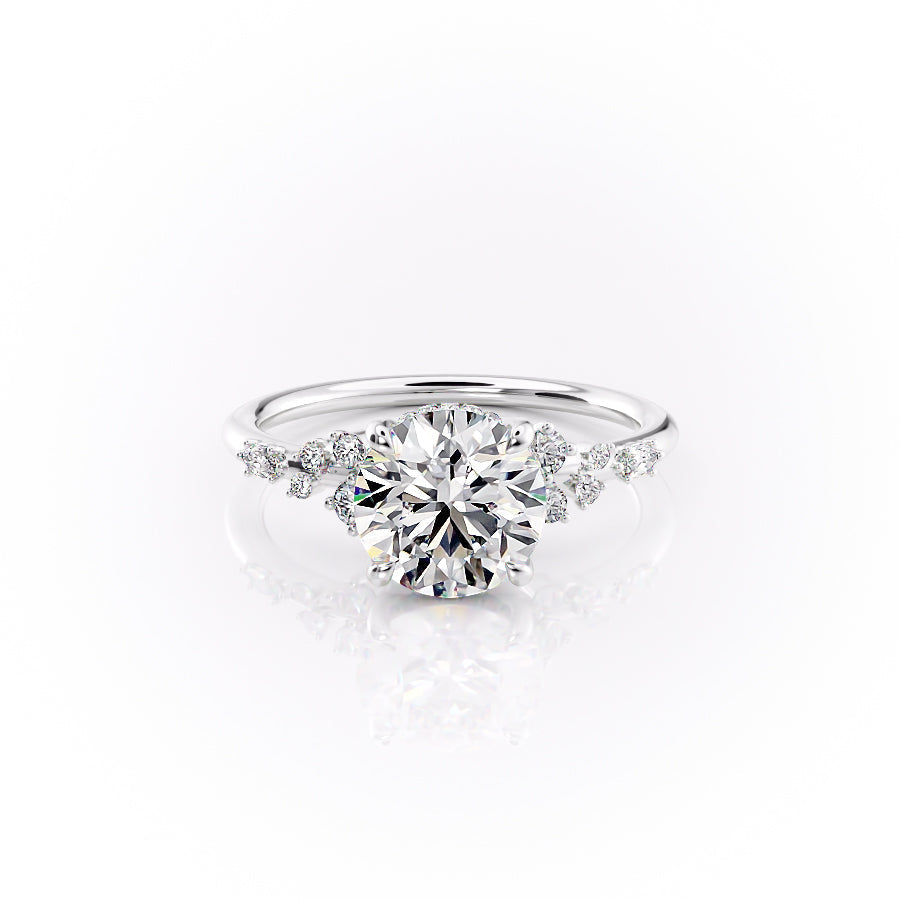 The Emma Set With A 1 Carat Round Lab Diamond
