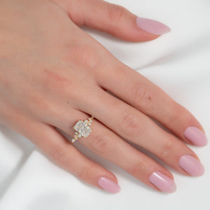 The Emma Set With A Radiant Moissanite