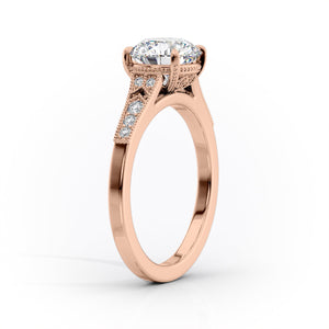 The Dianne Set With A 2 Carat Oval Lab Diamond