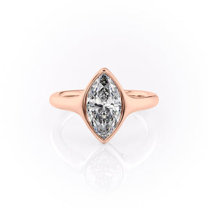 The Stella Set With A 2 Carat Marquise Lab Diamond
