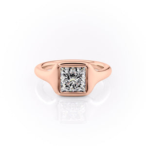 The Stella Set With A 1 Carat Princess Lab Diamond