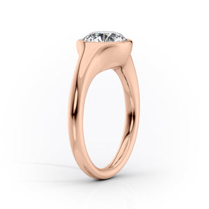 The Stella Set With A 3 Carat Round Lab Diamond