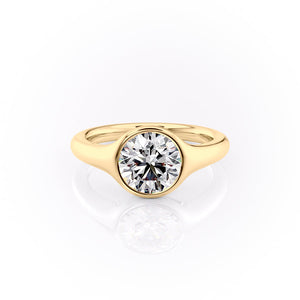 The Stella Set With A 1 Carat Round Lab Diamond