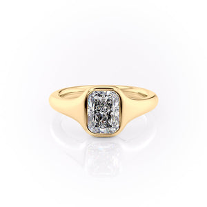 The Stella Set With A 2 Carat Radiant Lab Diamond