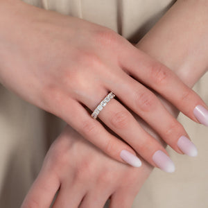 4ct Asscher Eternity