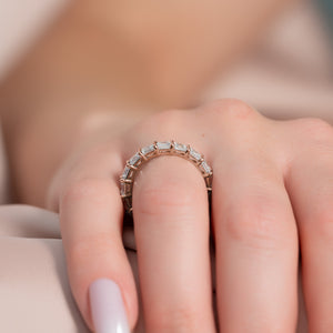4ct Asscher Eternity