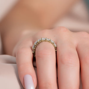 4ct Asscher Eternity