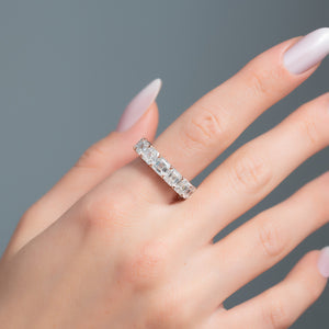 4ct Asscher Eternity