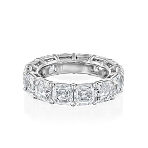4ct Asscher Eternity