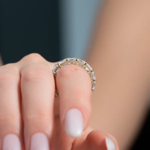 4ct Asscher Eternity