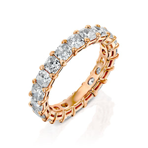 3ct Cushion Eternity