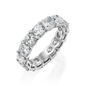 3ct Cushion Eternity