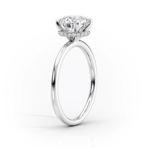 The Alex Set With A 2 Carat Oval Lab Diamond